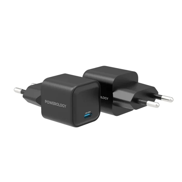 خرید شارژر دیواری Powerology 35W Single GaN Charger P35Wspceu