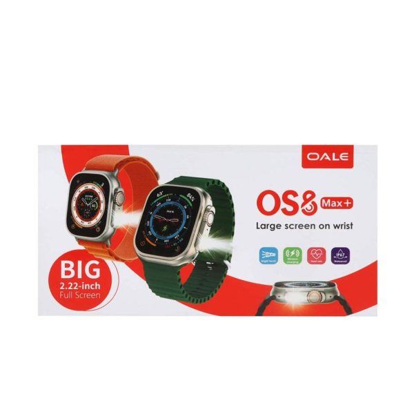 خرید ساعت هوشمندoale مدل OS8 max+ large screen